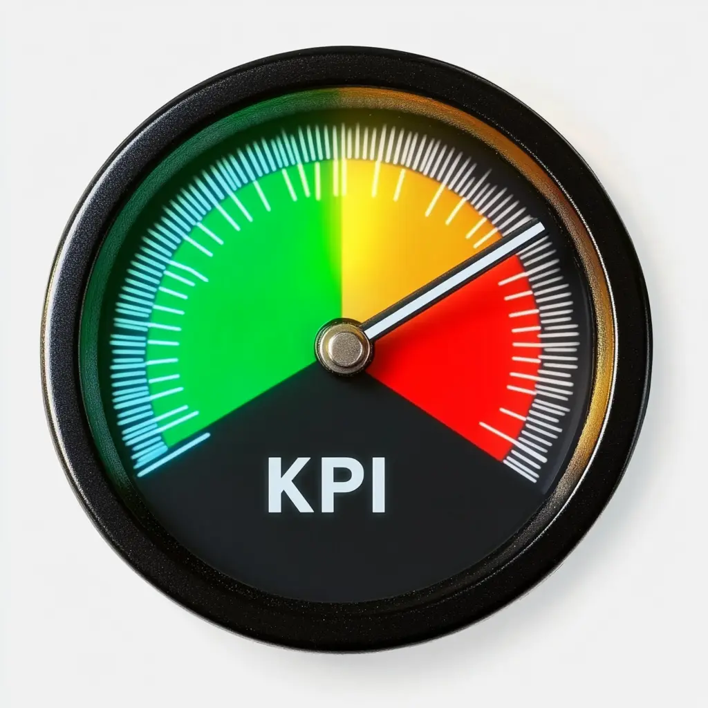 jauge avec écrit KPI au milieu