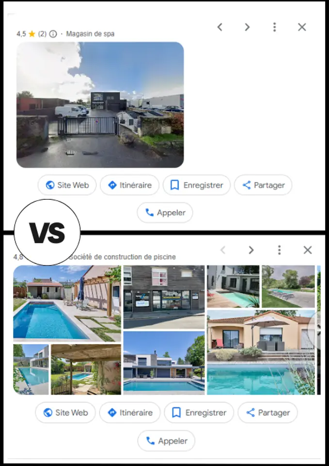 comparatif fiche google my business