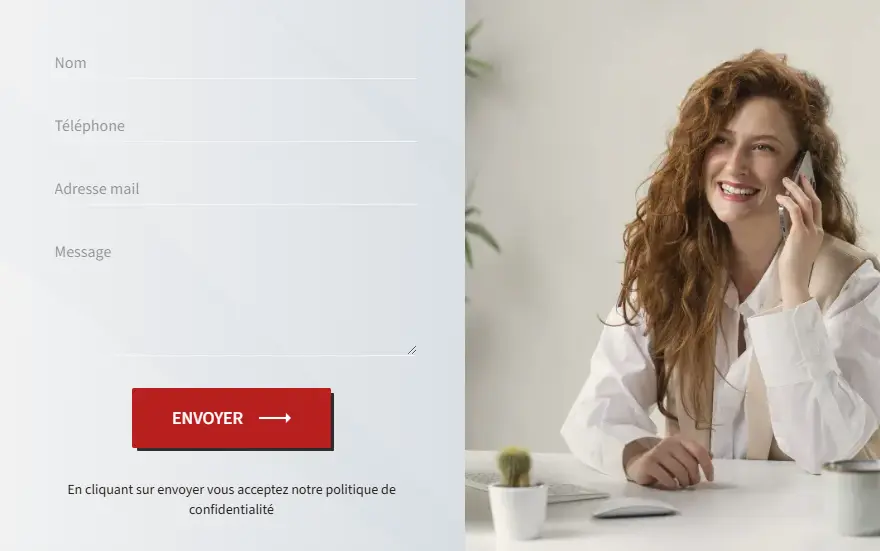 formulaire de contact