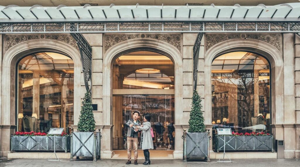 vitrine d'un magasin