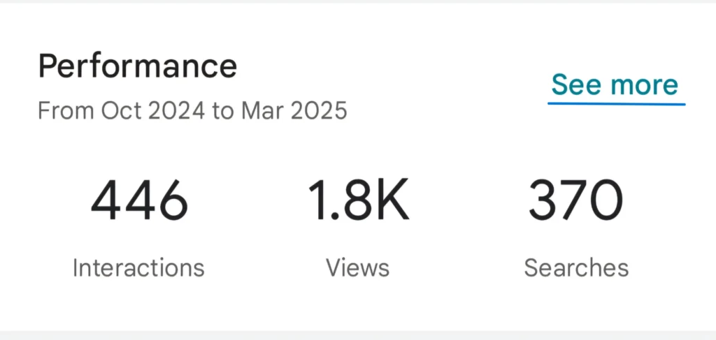 lien voir plus de performance sur mobile